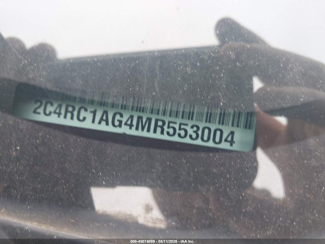 Aukcja sprzedaży 2021 Chrysler Voyager L, vin: 2C4RC1AG4MR553004, numer aukcji: 45074099
