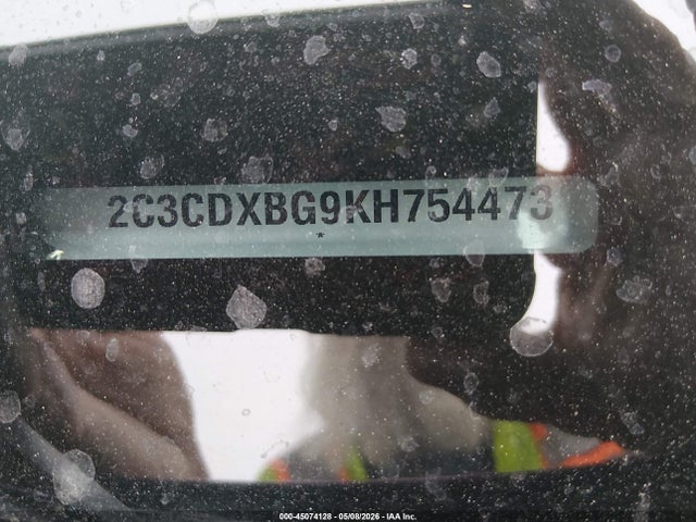 45074128 :رقم المزاد ، 2C3CDXBG9KH754473 vin ، 2019 Dodge Charger Sxt Rwd مزاد بيع