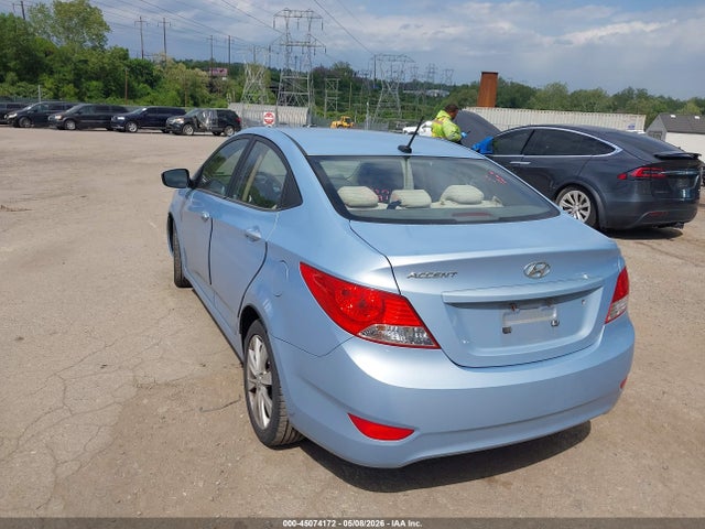 45074172 :رقم المزاد ، KMHCU4AEXCU170197 vin ، 2012 Hyundai Accent Gls مزاد بيع