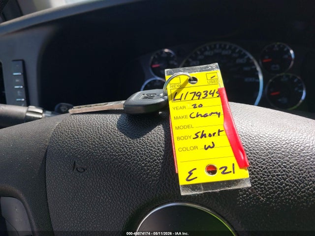 45074174 :رقم المزاد ، 1GCWGAFG7L1179345 vin ، 2020 Chevrolet Express Cargo Rwd 2500 Regular Wheelbase Wt مزاد بيع