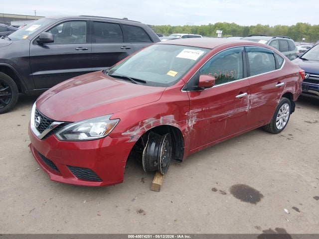 2017 Nissan Sentra Sv მანქანა იყიდება აუქციონზე, vin: 3N1AB7AP7HY248186, აუქციონის ნომერი: 45074251