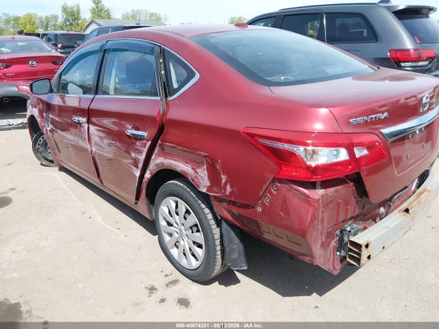 2017 Nissan Sentra Sv მანქანა იყიდება აუქციონზე, vin: 3N1AB7AP7HY248186, აუქციონის ნომერი: 45074251
