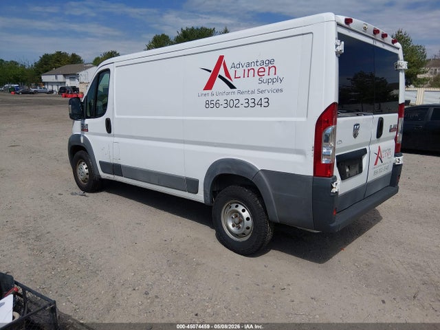 2017 Ram Promaster 1500 Low Roof 136 Wb მანქანა იყიდება აუქციონზე, vin: 3C6TRVAG3HE518786, აუქციონის ნომერი: 45074459