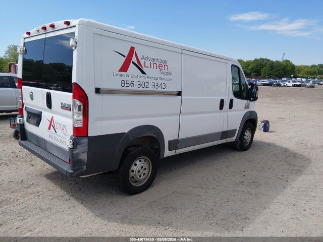 2017 Ram Promaster 1500 Low Roof 136 Wb მანქანა იყიდება აუქციონზე, vin: 3C6TRVAG3HE518786, აუქციონის ნომერი: 45074459
