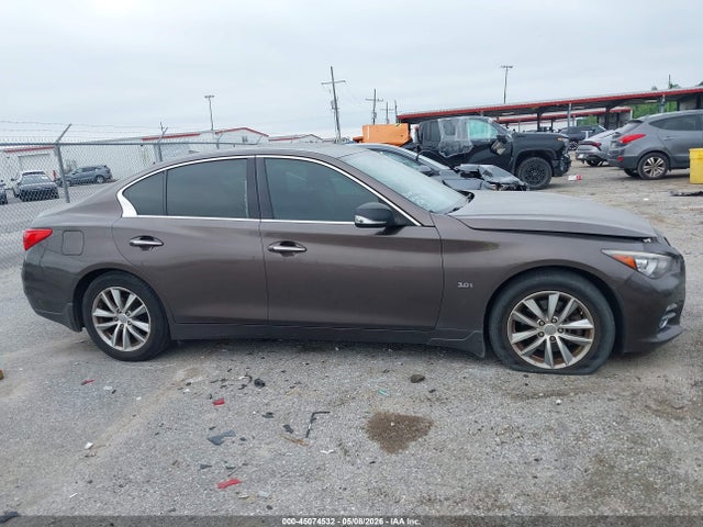 2016 Infiniti Q50 3.0t Premium მანქანა იყიდება აუქციონზე, vin: JN1EV7AR4GM343901, აუქციონის ნომერი: 45074532