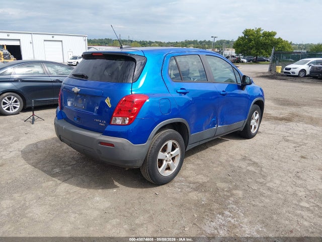 45074608 :رقم المزاد ، KL7CJNSB2GB653382 vin ، 2016 Chevrolet Trax 1ls مزاد بيع