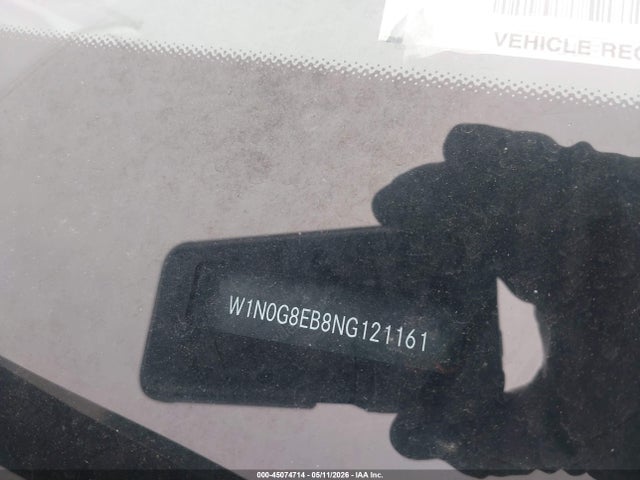 45074714 :رقم المزاد ، W1N0G8EB8NG121161 vin ، 2022 Mercedes-benz Glc 300 4matic Suv مزاد بيع