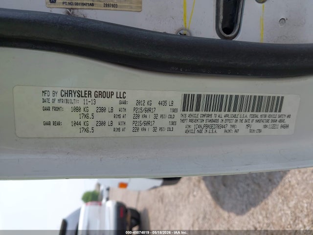 45074819 :رقم المزاد ، 1C4NJPBA3ED703447 vin ، 2014 Jeep Patriot Altitude مزاد بيع