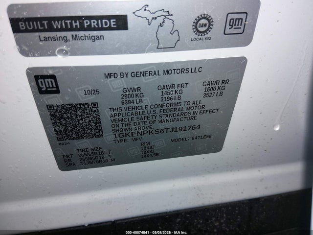 GMC Acadia At4 Awd 2026 1GKENPKS6TJ191764 Image 9