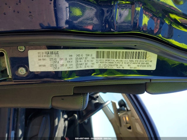 Aukcja sprzedaży 2016 Jeep Cherokee Latitude, vin: 1C4PJLCSXGW107784, numer aukcji: 45074865
