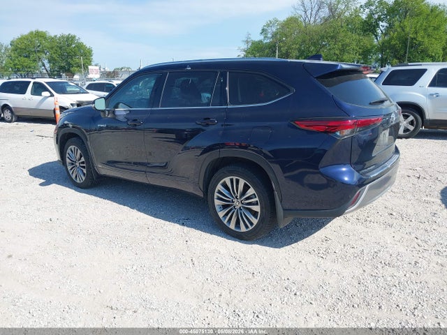Продажа на аукционе авто 2021 Toyota Highlander Hybrid Platinum, vin: 5TDEBRCH9MS031854, номер лота: 45075130