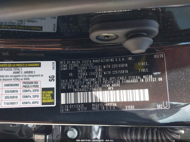 Toyota Corolla Cross Xle 2026 7MUDAABG2TV180250 Image 9