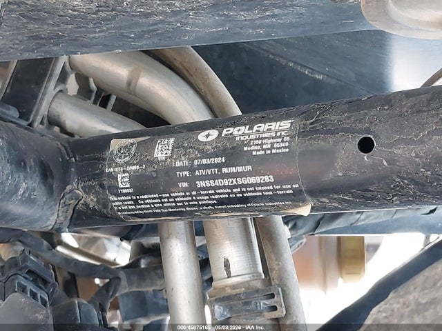 Продаж на аукціоні авто 2025 Polaris Rzr Pro S 4 Ultimate, vin: 3NSS4D92XSG069283, номер лоту: 45075165