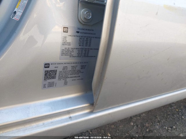 Продаж на аукціоні авто 2022 Chevrolet Silverado 1500 2wd  Short Bed Custom, vin: 3GCPABEK5NG581239, номер лоту: 45075248
