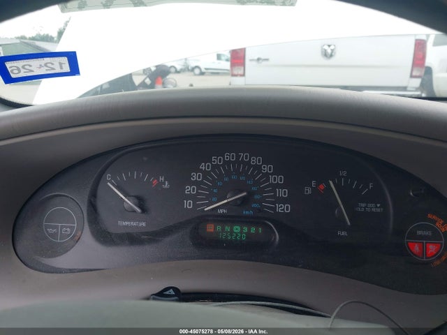 2003 Buick Century Custom მანქანა იყიდება აუქციონზე, vin: 2G4WS52J431218633, აუქციონის ნომერი: 45075278