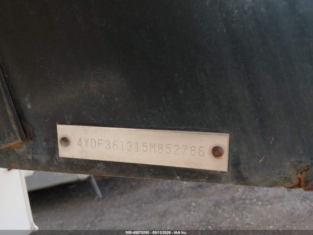 Продажа на аукционе авто 2005 Keystone Raptor, vin: 4YDF361315M852786, номер лота: 45075280