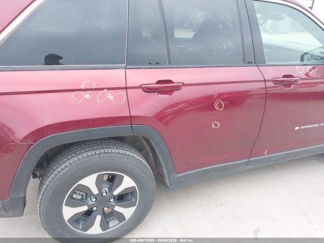 2024 Jeep Grand Cherokee 4xe მანქანა იყიდება აუქციონზე, vin: 1C4RJYB68RC136666, აუქციონის ნომერი: 45075369