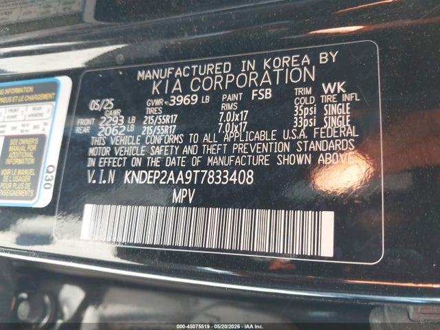 KIA Seltos Lx 2026 KNDEP2AA9T7833408 Image 9