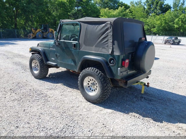 45075597 :رقم المزاد ، 1J4FA29P5YP778844 vin ، 2000 Jeep Wrangler Se مزاد بيع
