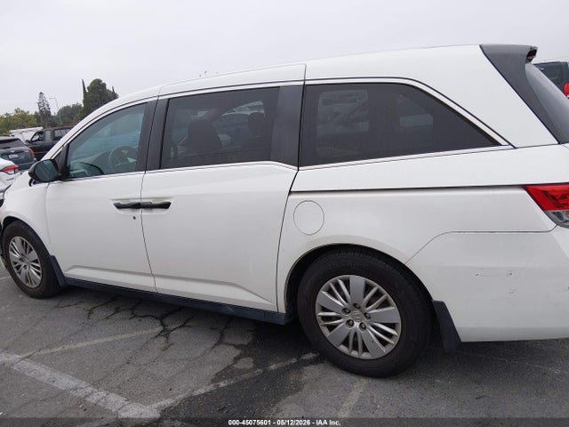 Продажа на аукционе авто 2016 Honda Odyssey Lx, vin: 5FNRL5H25GB078500, номер лота: 45075601