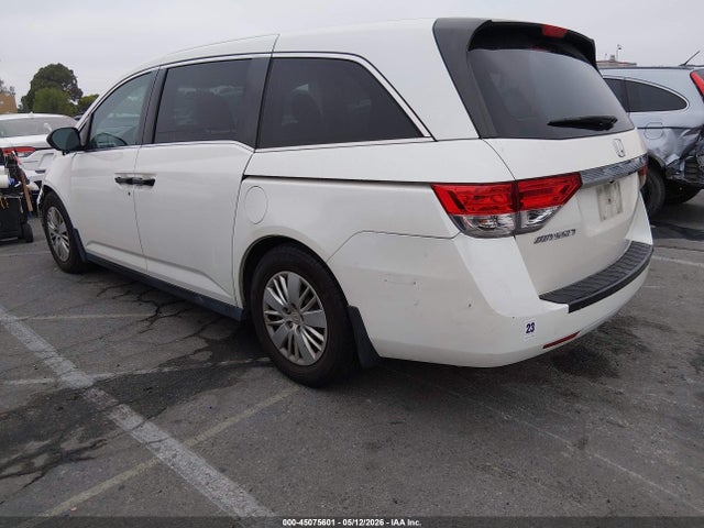Продажа на аукционе авто 2016 Honda Odyssey Lx, vin: 5FNRL5H25GB078500, номер лота: 45075601