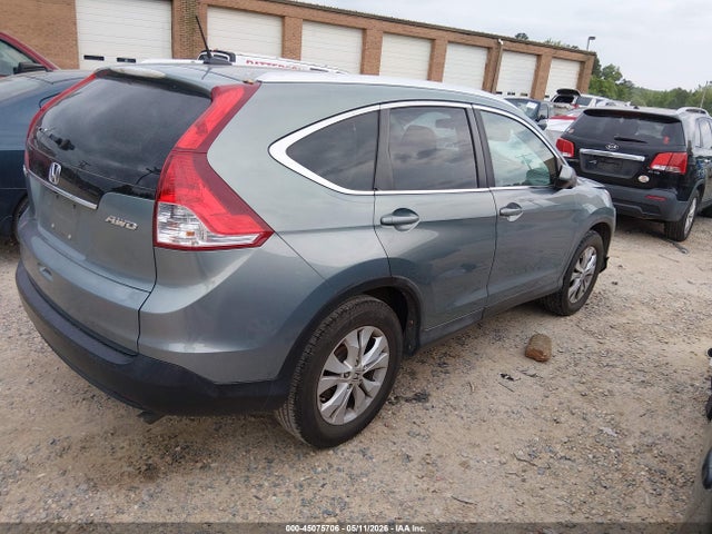 2012 Honda Cr-v Ex-l მანქანა იყიდება აუქციონზე, vin: 5J6RM4H78CL044345, აუქციონის ნომერი: 45075706