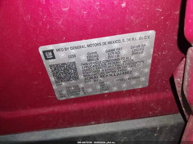 Продажа на аукционе авто 2020 Gmc Terrain Awd Denali, vin: 3GKALXEX8LL224462, номер лота: 45075799