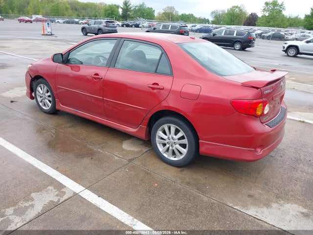 45075843 :رقم المزاد ، 1NXBU40EX9Z125802 vin ، 2009 Toyota Corolla S مزاد بيع