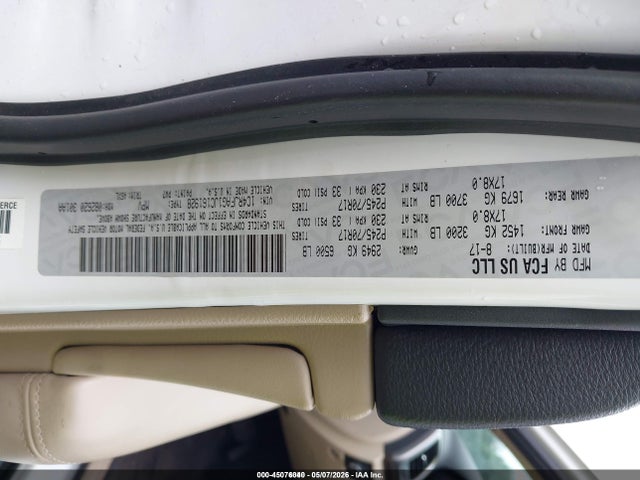 45076040 :رقم المزاد ، 1C4RJFAG1JC161928 vin ، 2018 Jeep Grand Cherokee Laredo E 4x4 مزاد بيع