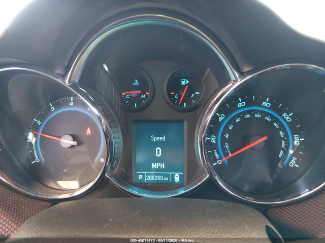 2012 Chevrolet Cruze 1lt მანქანა იყიდება აუქციონზე, vin: 1G1PF5SC9C7241738, აუქციონის ნომერი: 45076172