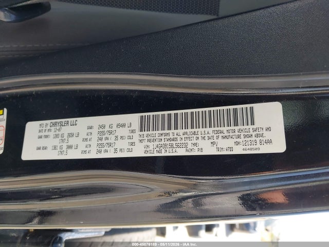 45076189 :رقم المزاد ، 1J4GA39158L562232 vin ، 2008 Jeep Wrangler Unlimited X مزاد بيع