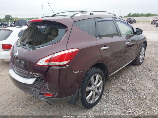 45076234 :رقم المزاد ، JN8AZ1MW1DW323012 vin ، 2013 Nissan Murano Le مزاد بيع