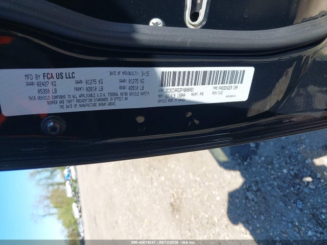 Aukcja sprzedaży 2015 Chrysler 300 Limited, vin: 2C3CCARG3FH808491, numer aukcji: 45076247