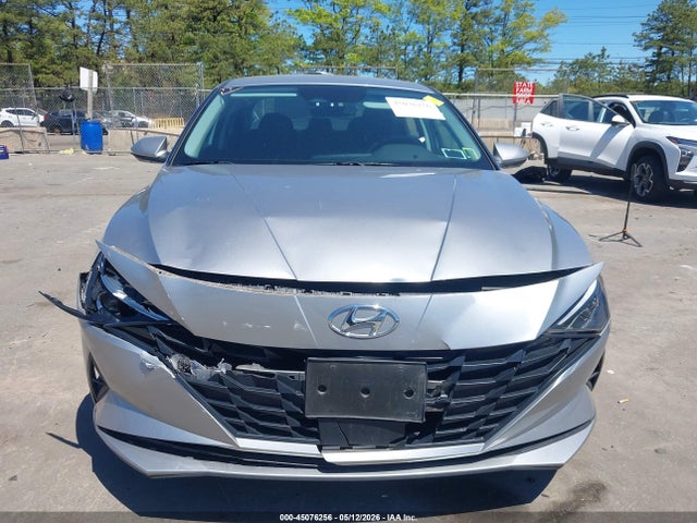 2021 Hyundai Elantra Sel მანქანა იყიდება აუქციონზე, vin: 5NPLS4AG8MH044217, აუქციონის ნომერი: 45076256