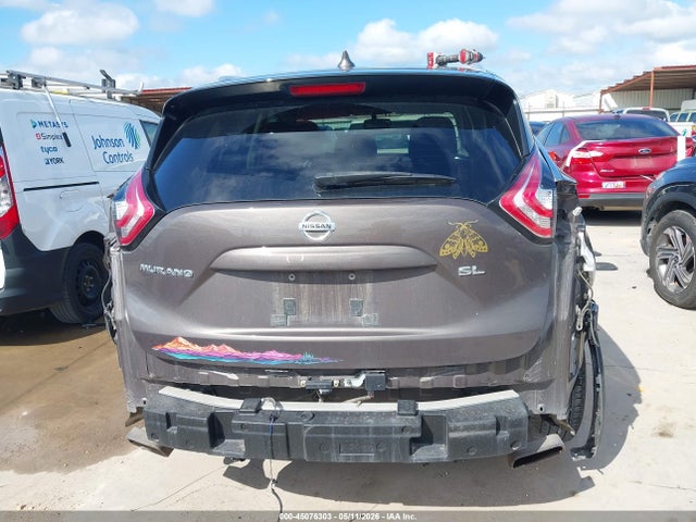 Aukcja sprzedaży 2018 Nissan Murano Sl, vin: 5N1AZ2MG6JN150417, numer aukcji: 45076303
