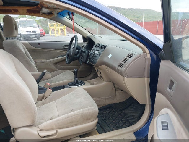 45076409 :رقم المزاد ، 1HGEM21971L053265 vin ، 2001 Honda Civic Ex مزاد بيع