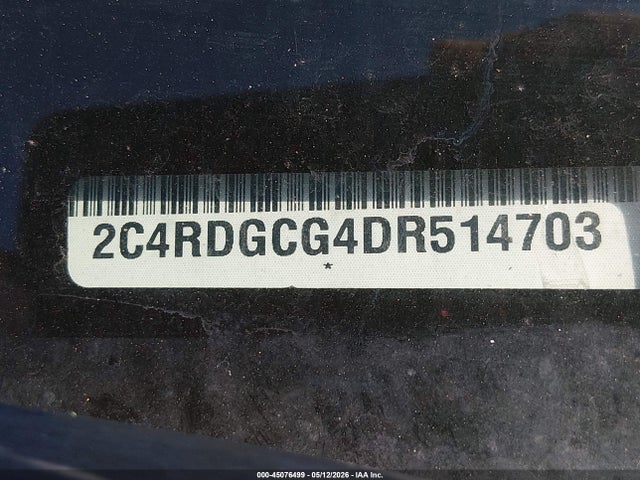Aukcja sprzedaży 2013 Dodge Grand Caravan Sxt, vin: 2C4RDGCG4DR514703, numer aukcji: 45076499
