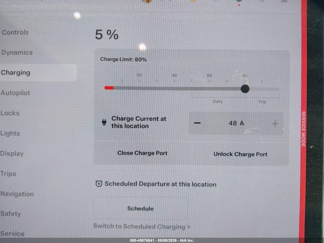 45076541 :رقم المزاد ، 5YJYGDEE2MF081875 vin ، 2021 Tesla Model Y Long Range Dual Motor All-wheel Drive مزاد بيع