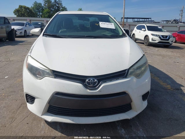 45076570 :رقم المزاد ، 5YFBURHE4GP505119 vin ، 2016 Toyota Corolla Le مزاد بيع