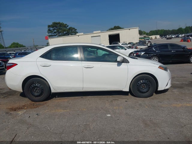 45076570 :رقم المزاد ، 5YFBURHE4GP505119 vin ، 2016 Toyota Corolla Le مزاد بيع