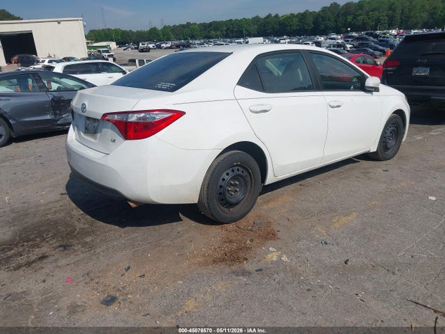 45076570 :رقم المزاد ، 5YFBURHE4GP505119 vin ، 2016 Toyota Corolla Le مزاد بيع