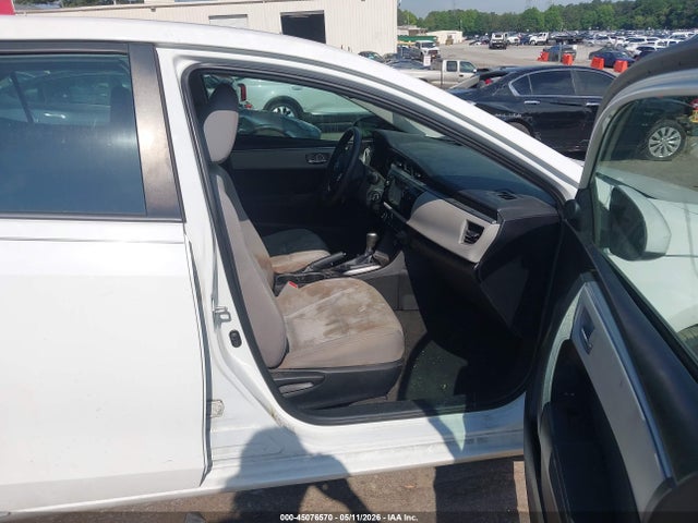 45076570 :رقم المزاد ، 5YFBURHE4GP505119 vin ، 2016 Toyota Corolla Le مزاد بيع