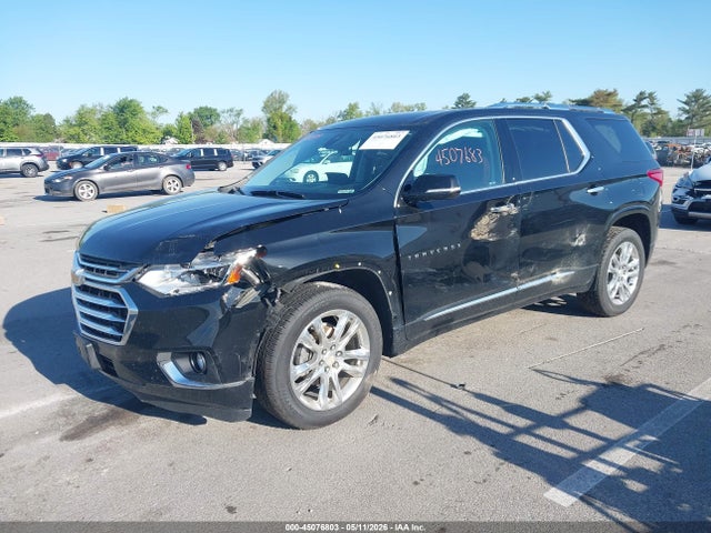 45076803 :رقم المزاد ، 1GNEVJKW8KJ161330 vin ، 2019 Chevrolet Traverse High Country مزاد بيع