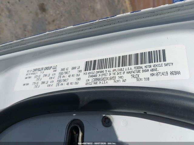 1C6RR6KG0ES416059 RAM 1500