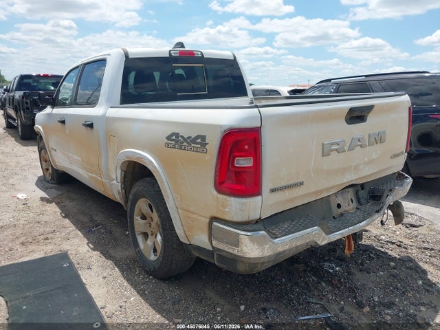 45076845 :رقم المزاد ، 1C6RRFFG9SN612716 vin ، 2025 Ram 1500 Big Horn  4x4 5'7 Box مزاد بيع
