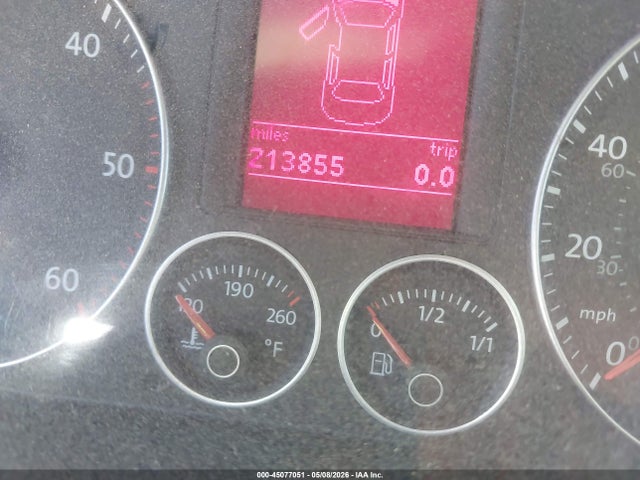 2009 Volkswagen Jetta Tdi მანქანა იყიდება აუქციონზე, vin: 3VWRL71K99M020455, აუქციონის ნომერი: 45077051
