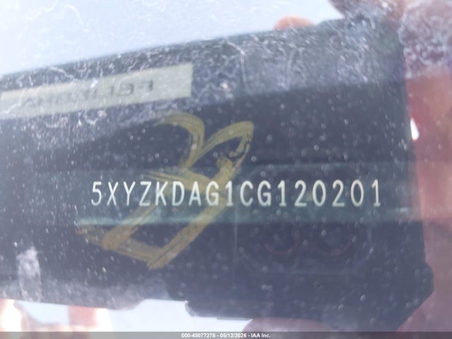 45077278 :رقم المزاد ، 5XYZKDAG1CG120201 vin ، 2012 Hyundai Santa Fe Limited V6 مزاد بيع
