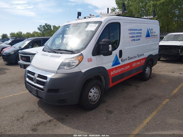 2018 Ram Promaster 1500 Low Roof 118 Wb მანქანა იყიდება აუქციონზე, vin: 3C6TRVNG0JE136862, აუქციონის ნომერი: 45077330