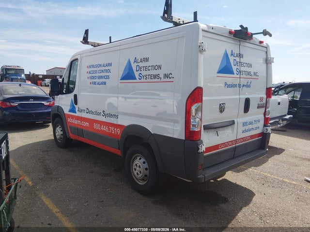 2018 Ram Promaster 1500 Low Roof 118 Wb მანქანა იყიდება აუქციონზე, vin: 3C6TRVNG0JE136862, აუქციონის ნომერი: 45077330
