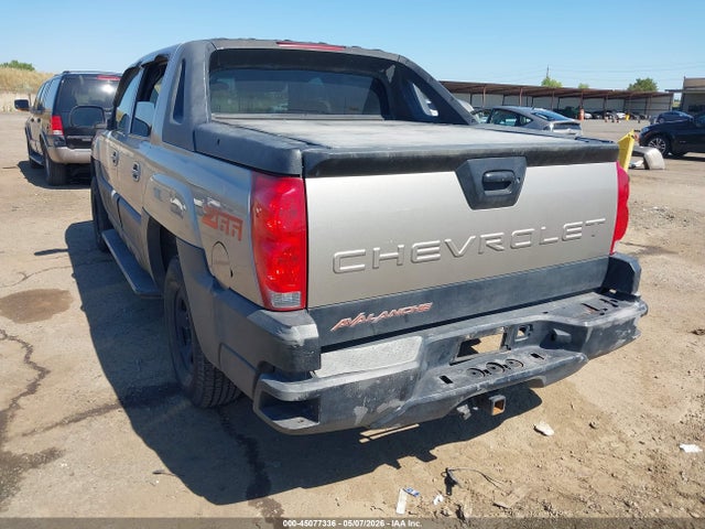2002 Chevrolet Avalanche 1500 მანქანა იყიდება აუქციონზე, vin: 3GNEC13T62G117239, აუქციონის ნომერი: 45077336